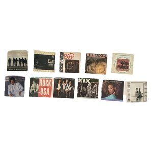 45 rpm Pic Record Covers Only Lot 11 Duran Cougar Palmer Jackson Bon Jovi 1980s